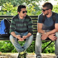 Homens na conversa