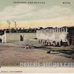 Chafariz das Bravas - Postal Antigo