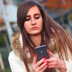 Mulher Smartphone