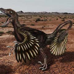Dinossauro com penas
