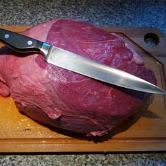 Carne na tábua