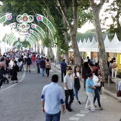 Pessoas na feira