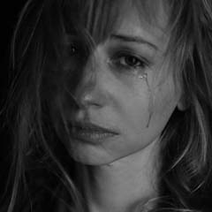 Mulher a chorar