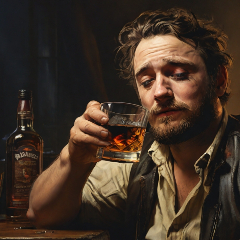 Homem a beber