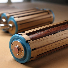 Baterias de madeira