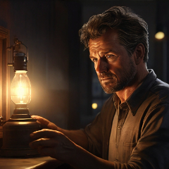 Homem e a luz